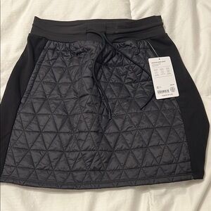 Quilted Black Skirt